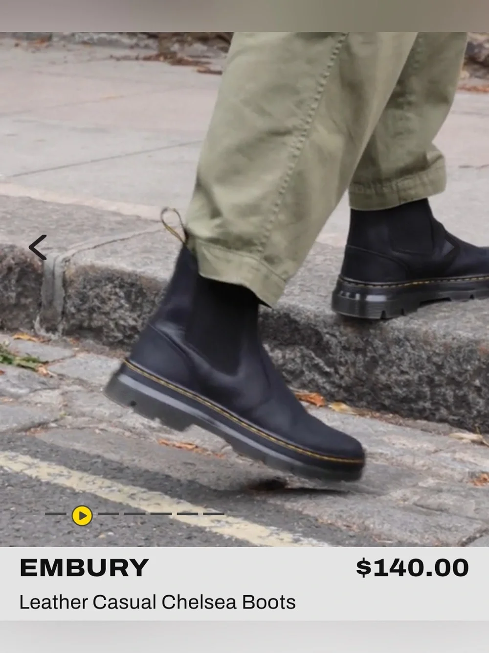 Dr. Martens Black Embury Chelsea Boots